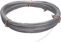 Small Parts 21222 High Carbon Steel Wire, #2B (Smooth) Finish, Full Hard Temper, ASTM A228, 0.022" Diameter, 193' Length