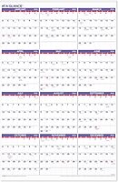 AT-A-GLANCE Yearly Wall Calendar, Extra Large, 24" x 36"