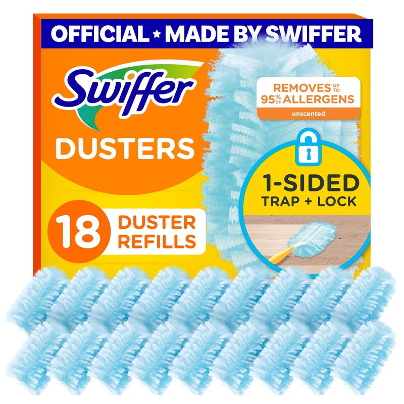 Swiffer Dusters Refill for Cleaning, Made by SWIFFER, Feather & Microfiber Duster Disposable Alternative