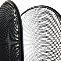 Safco Onyx Desk Organizer, 8 Side by Side Vertical Compartments, Office and Classroom Mailbox , Paper and Mail Sorter, Steel Mesh, Black