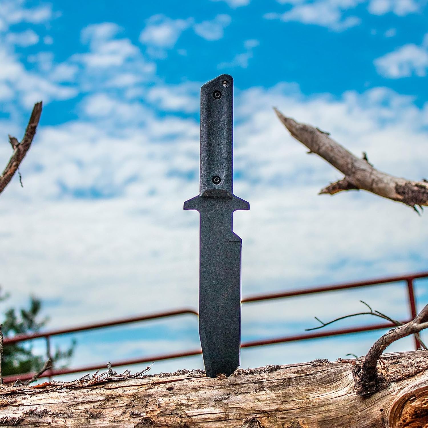 Cold Steel G.I. Tanto 7" Durable 1055 Carbon Steel Fixed Blade Tactical Outdoor Throwing Knife