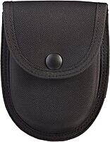 Uncle Mike's Sentinel Single Handcuff Case Sentinel Single Handcuff Case Black Molded Nylon, Card 89068