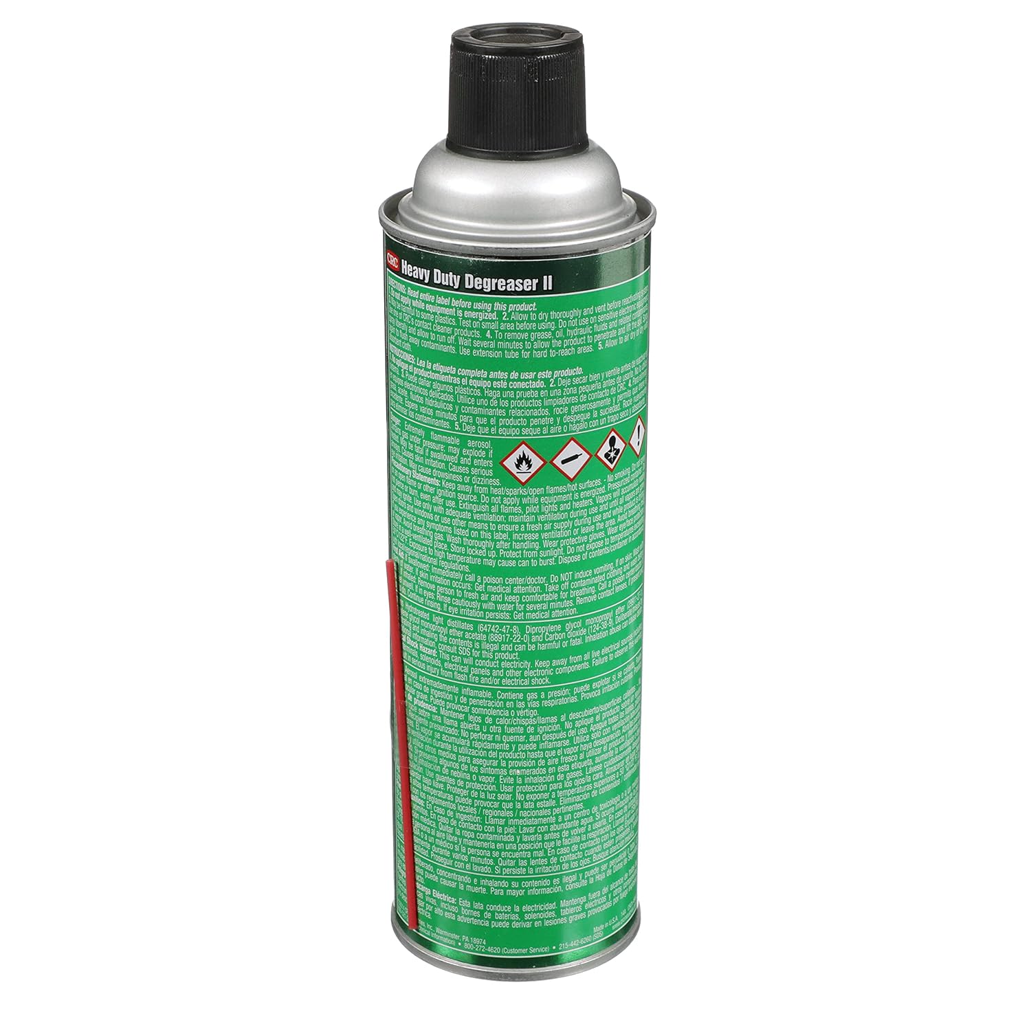 CRC 3120 Heavy Duty Degreaser II, 15 oz Aerosol Can, Clear/White 1 Pack 15 Fl Oz (Pack of 1)