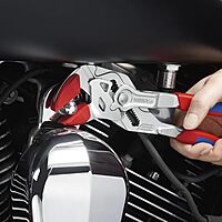 KNIPEX 10" Pliers Wrench, Ergonomic Grip