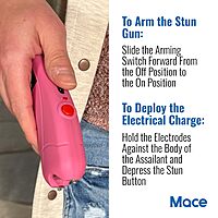 MACE Ergo Stun Gun - Rechargeable with LED Flashlight