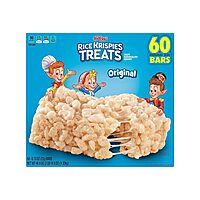 Kelloggs Rice Krispies Treats Original Bars, 0.78 Oz, Box Of 60