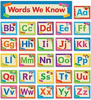 Scholastic Teachers Friend Tape It Up! Alphabet Mini Bulletin Board Set, Pre-K To Grade 6