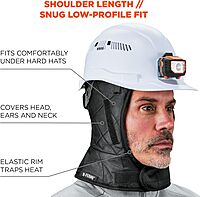 N-Ferno 6952 3-Layer Quilt Shoulder Winter Liner, Foam/Polyester/Sherpa, One Size Fits Most, Black