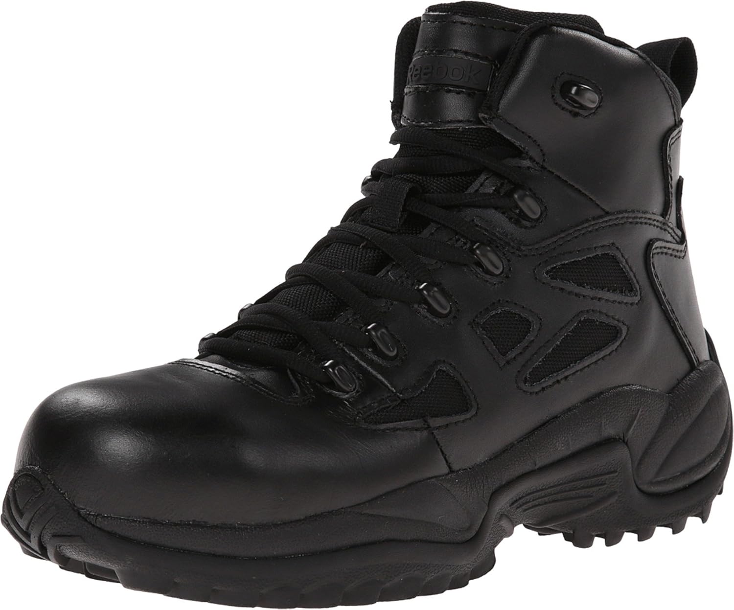 Reebok Men's Rapid Response RB8674 Composite Toe Tactical Boot with Side Zipper