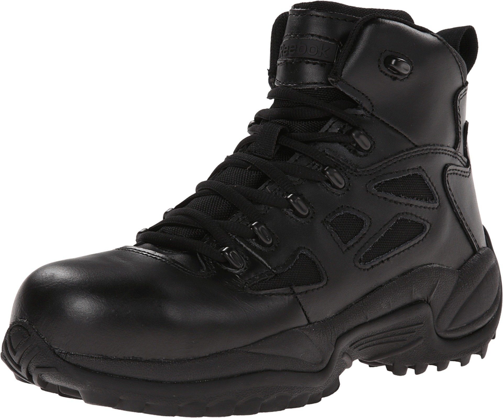Reebok Men's Rapid Response RB8674 Composite Toe Tactical Boot with Side Zipper