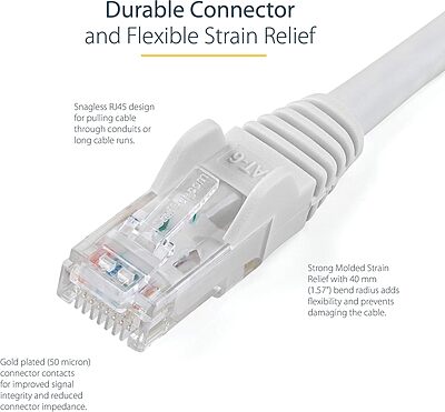 StarTech.com CAT6 Snagless RJ45 Ethernet Patch Cable