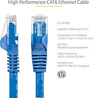StarTech.com CAT6 Snagless RJ45 Ethernet Patch Cable