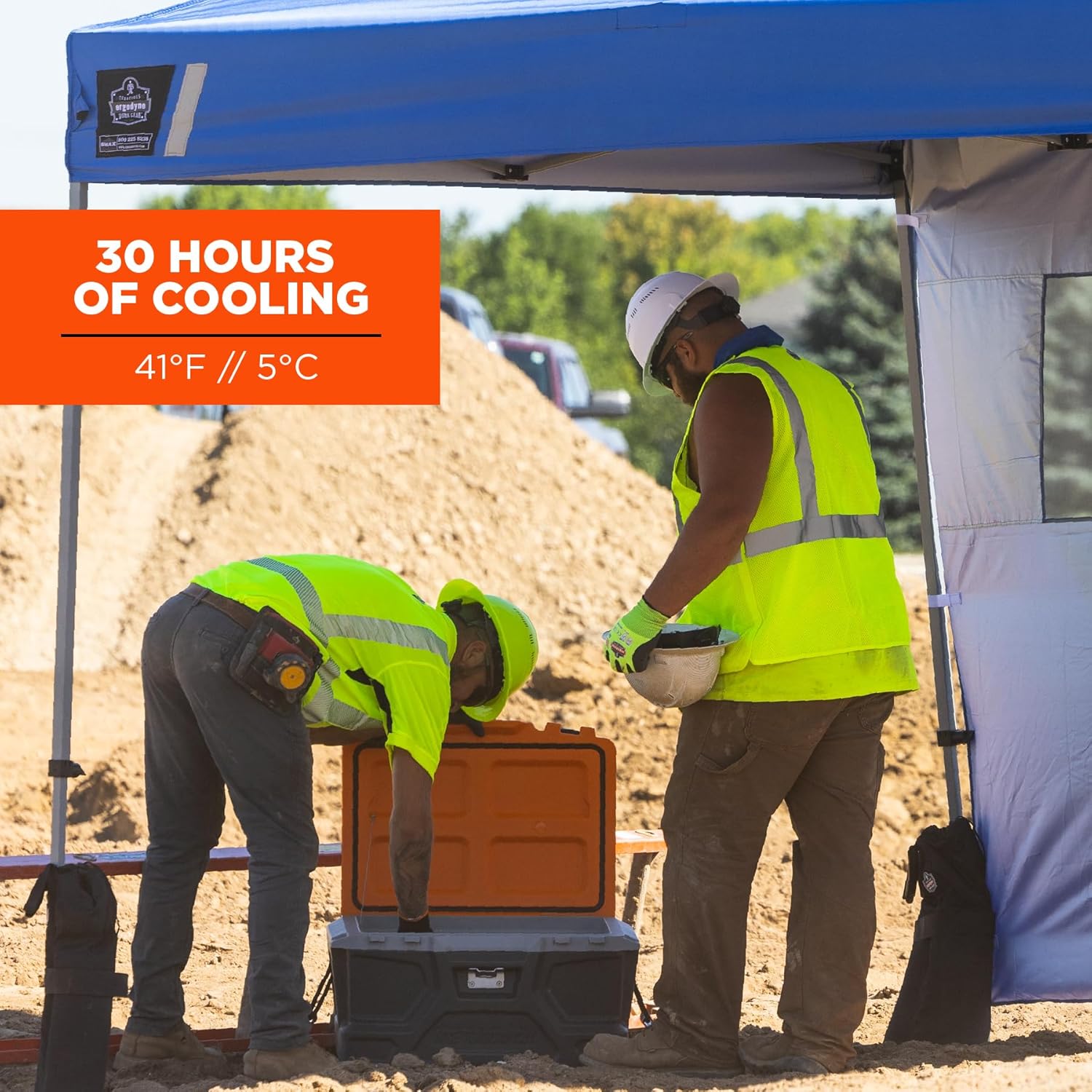 ERGODYNE Chill-Its Industrial Hard-Sided Cooler