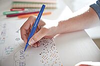 Paper Mate Flair Porous-Point Pens, Medium Point, 0.7 mm, Assorted Ink Colors, Pack Of 4 Pens