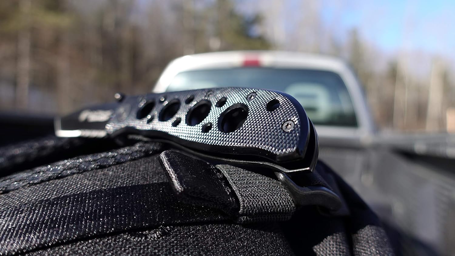 Smith & Wesson CK5TBS 7.4in High Carbon S.S. Folding Knife with a 3.2in Serrated Tanto Blade and Aluminum Handle for Outdoor