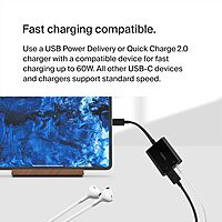 Belkin RockStar™ 3.5mm Audio with USB-C Charge Adaptor Included, USB-C Audio Adaptor Compatible with iPad Pro, Galaxy, Note