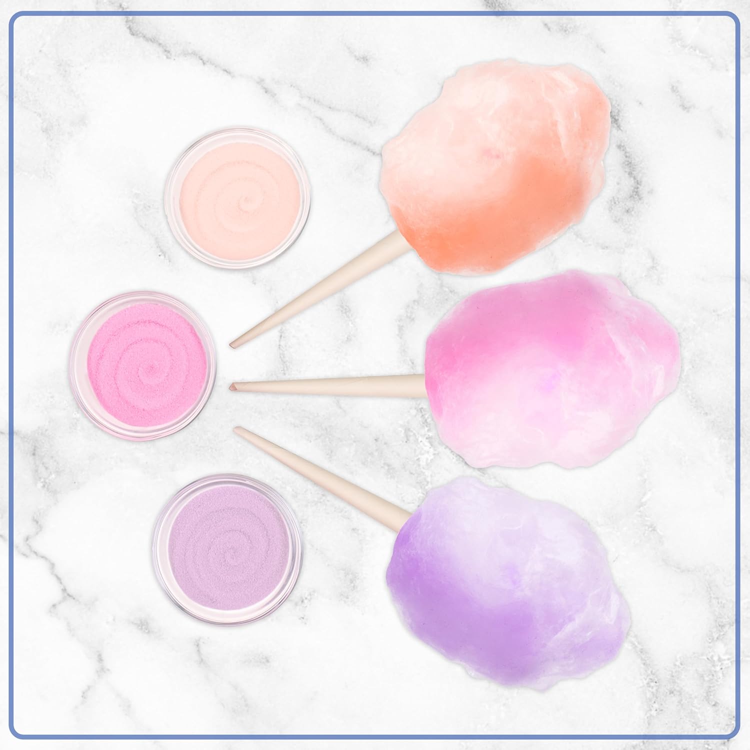 NOSTALGIA Cotton Candy Flossing Sugar Party Kit (3-Pack)