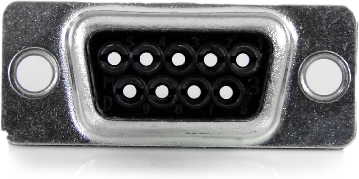 StarTech.com DB9 to RJ45 Modular Adapter - M/F - Serial adapter - DB-9 (M) to RJ-45 (F) - GC98MF,Gray 1 Count (Pack of 1)