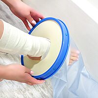 DMI Waterproof Cast Cover Wound Barrier and Bandage Protector Reusable with a Watertight Seal for Showers Baths & Pools Fits