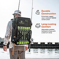 EVOLUTION OUTDOOR Evolution Fishing Drift Series 3600 Tackle Backpack