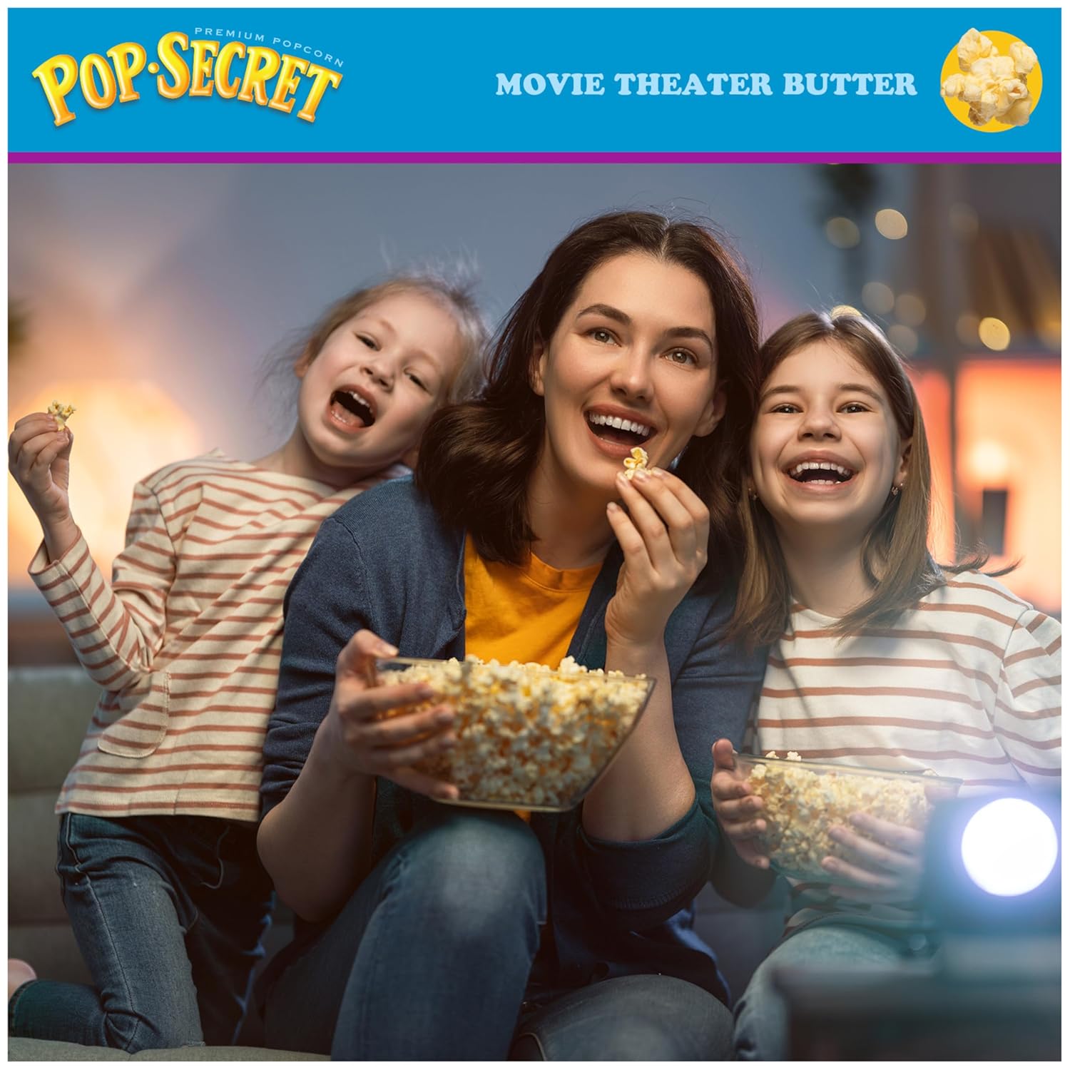 Pop Secret Microwave Popcorn, Movie Theater Butter Flavor, 3 Oz Sharing Bags, 30 Ct Movie Theater Butter 3 Ounce (Pack of 30)