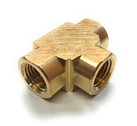 Western Enterprises#BFT-4LP, PKGD:NPT TEE 1/4F 1000 PSI MAX