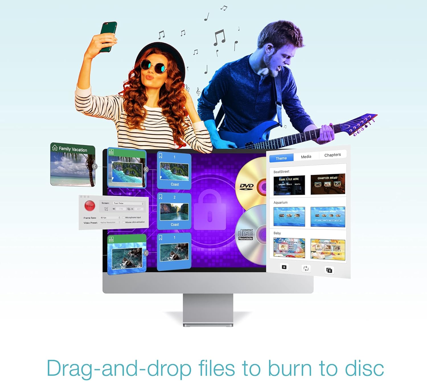 Roxio Toast 20 Titanium | CD & DVD Burner for Mac | Digital Media Management Software Suite [Mac Disc] Mac Disc Titanium