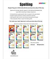 Spectrum Spelling Workbook Grade 3, Ages 8 to 9, 3rd Grade Spelling Workbook Covering Phonics, Handwriting, ... (Volume 30)