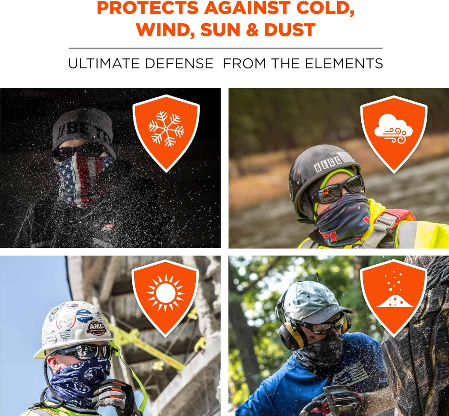 ERGODYNE N-FERNO 6491 Reversible Neck Gaiter