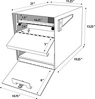 Mail Boss Curbside Locking Security Mailbox