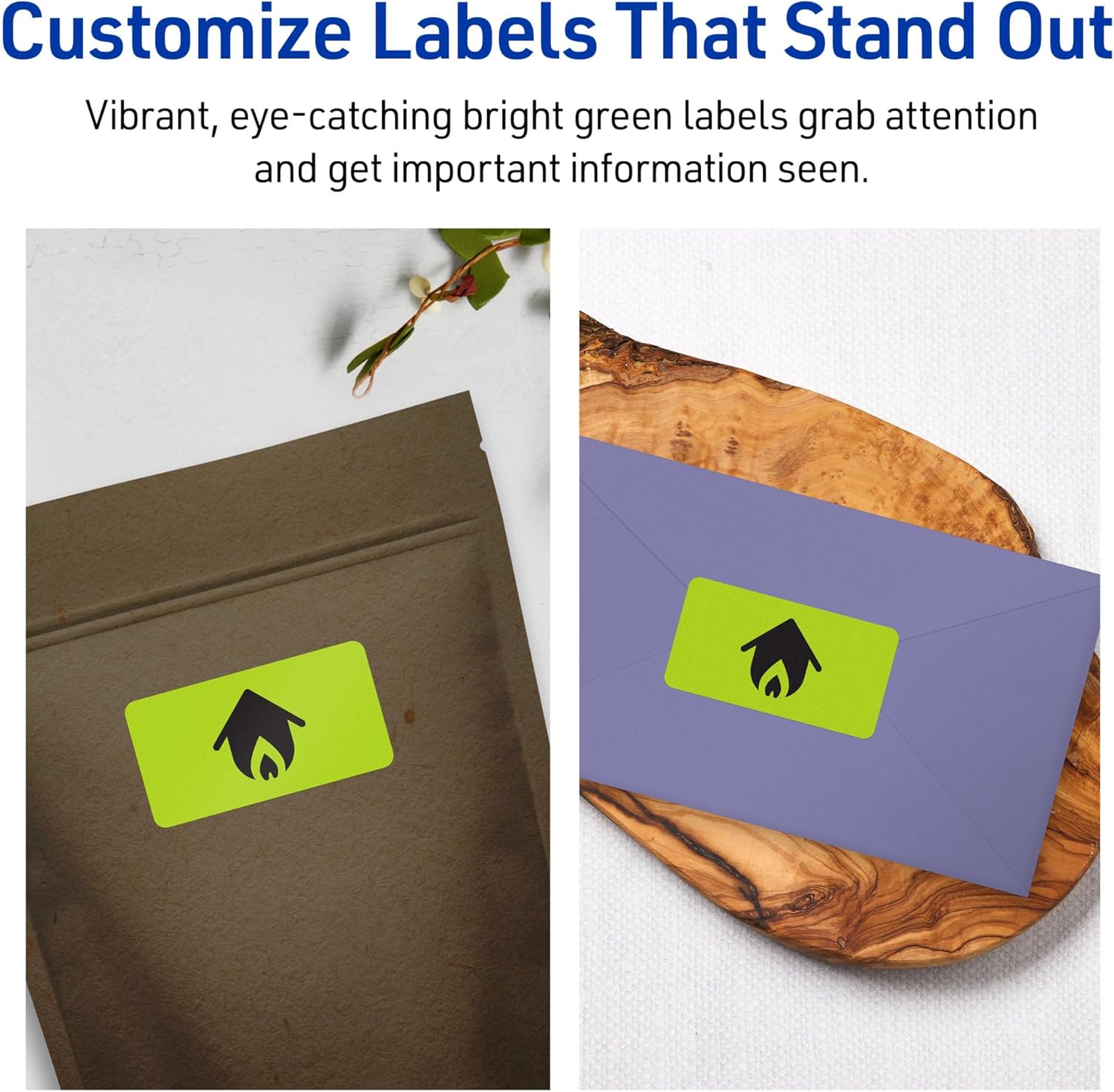 AVERY Printable Rectangle Labels with Sure Feed Technology