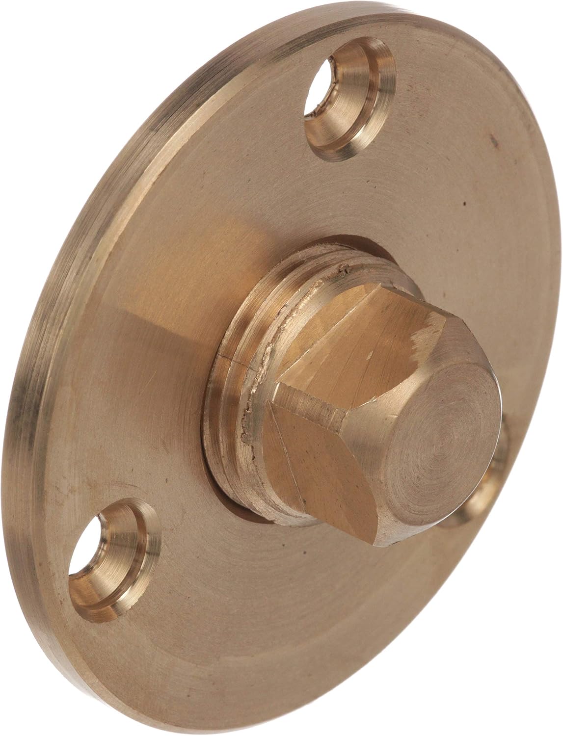 Attwood 7555-3 Bronze Garboard Drain Plug, for Bilge Drainage, Removable Nut, 3/8-Inch Neck Depth, ½-Inch NOT Drain