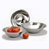 Update International Stainless-Steel Mixing Bowl, 5 Qt, Silver