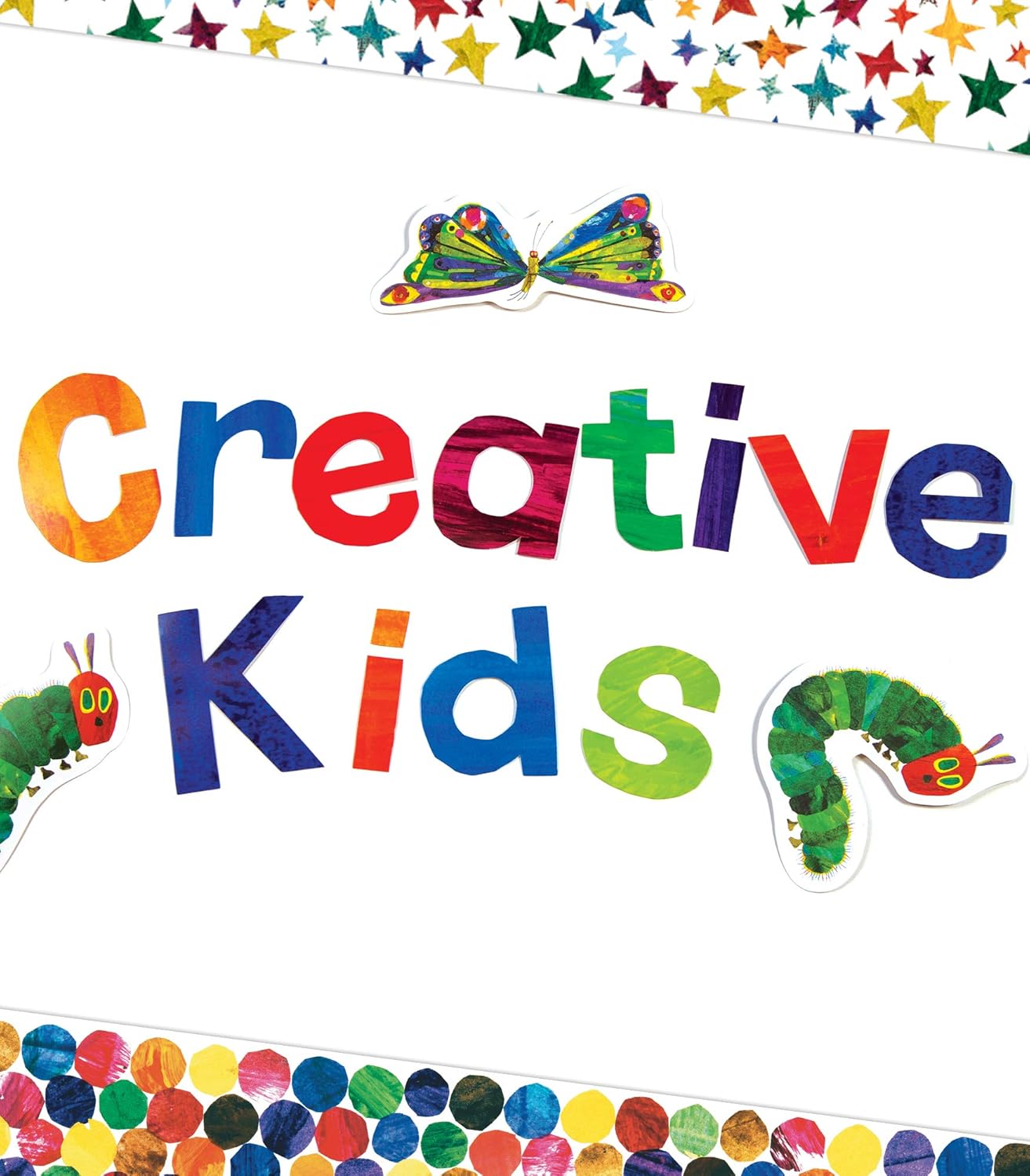 World of Eric Carle 219 Colorful Bulletin Board Letters for Classroom, Eric Carle Numbers & Letters Bulletin Board Cutouts