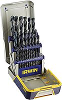 IRWIN 29-Piece Black Oxide Drill Bit Set 1/16 to 1/2 in