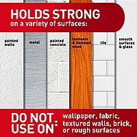 Command Large Picture Hanging Strips, 4 White Adhesive Strip Pairs (8 Strips), Damage Free Hanging Picture Hangers
