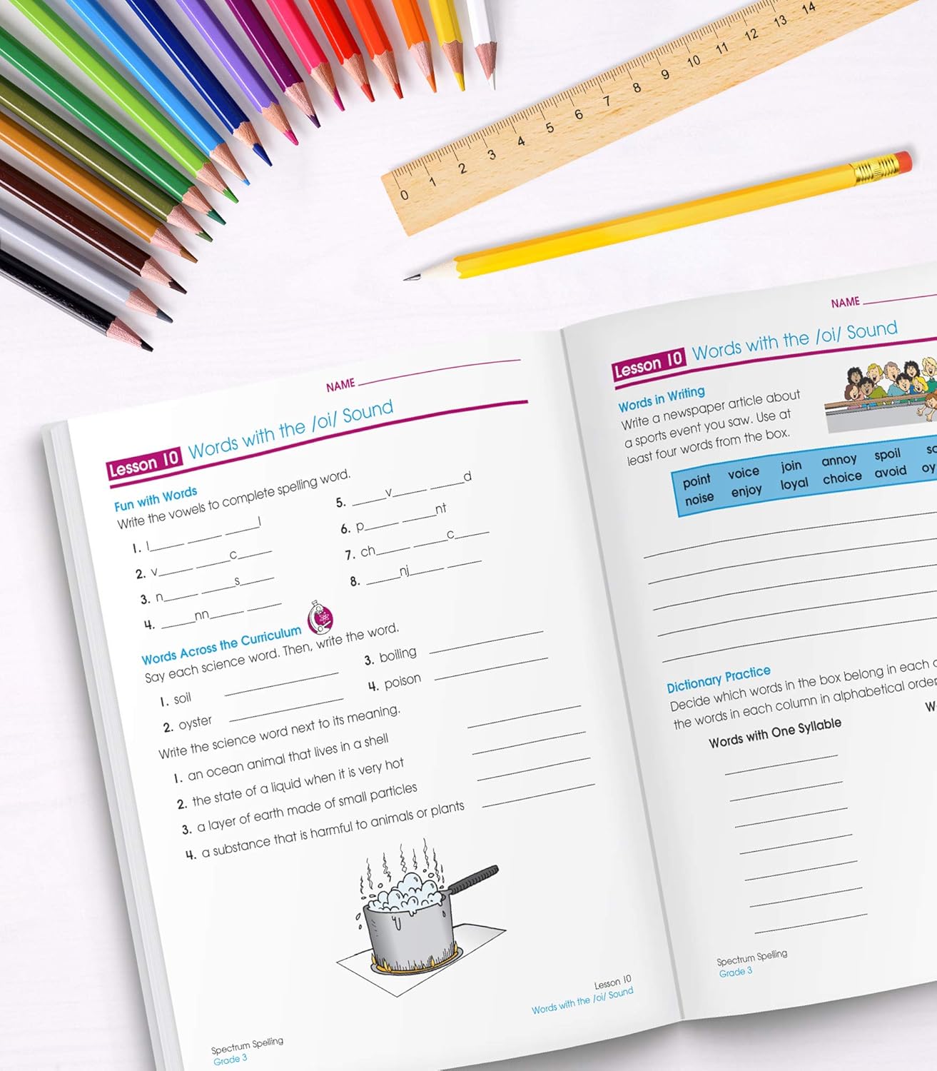 Spectrum Spelling Workbook Grade 3, Ages 8 to 9, 3rd Grade Spelling Workbook Covering Phonics, Handwriting, ... (Volume 30)