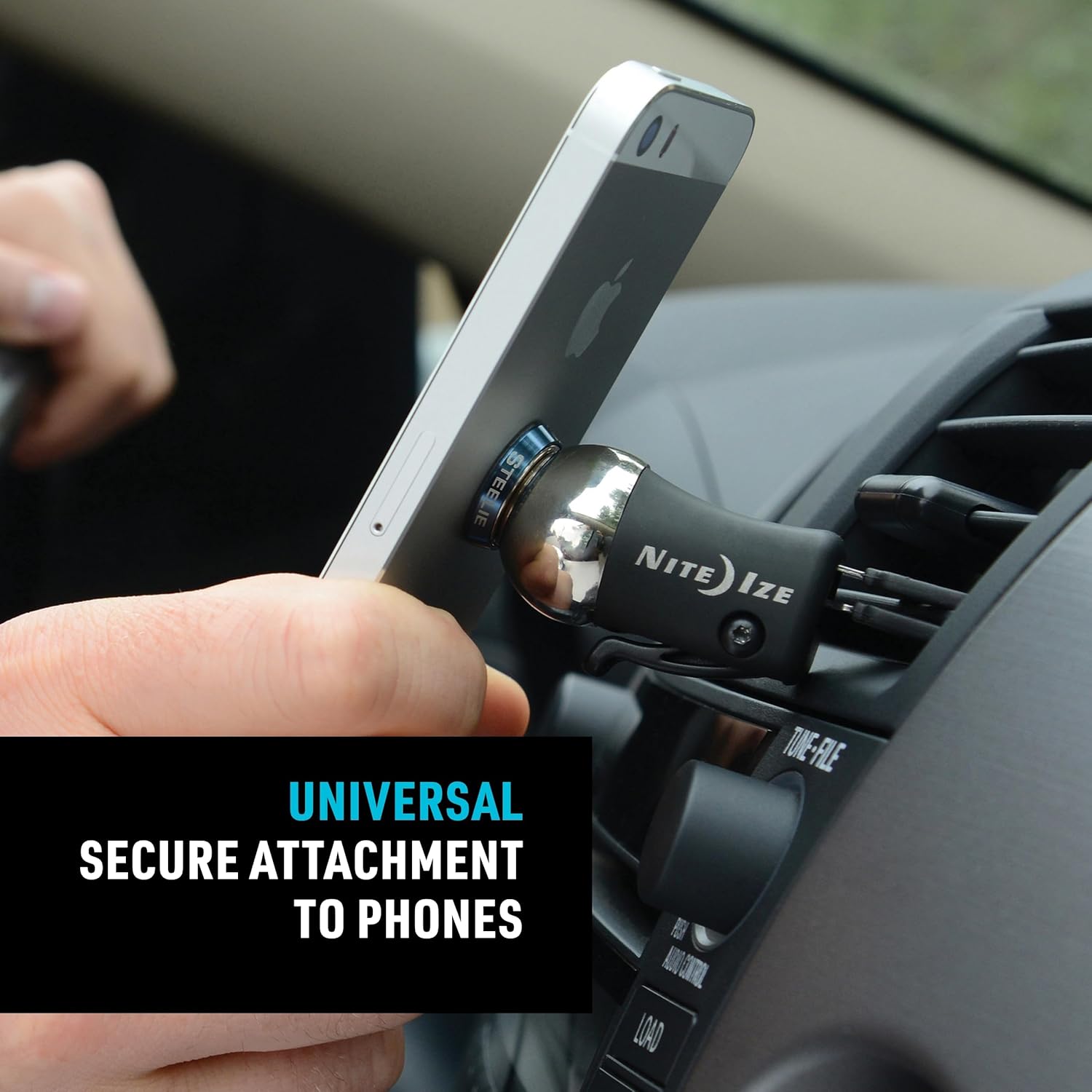 Nite Ize Steelie Vent Kit - Magnetic Phone Mount for Car Vents
