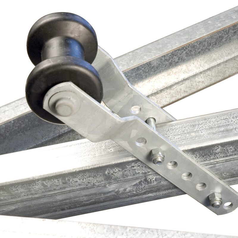 CE Smith - Trailer Adjustable Keel Roller Bracket Assembly - Durable Boat Trailer Accessory - 3" - Black (32003G)