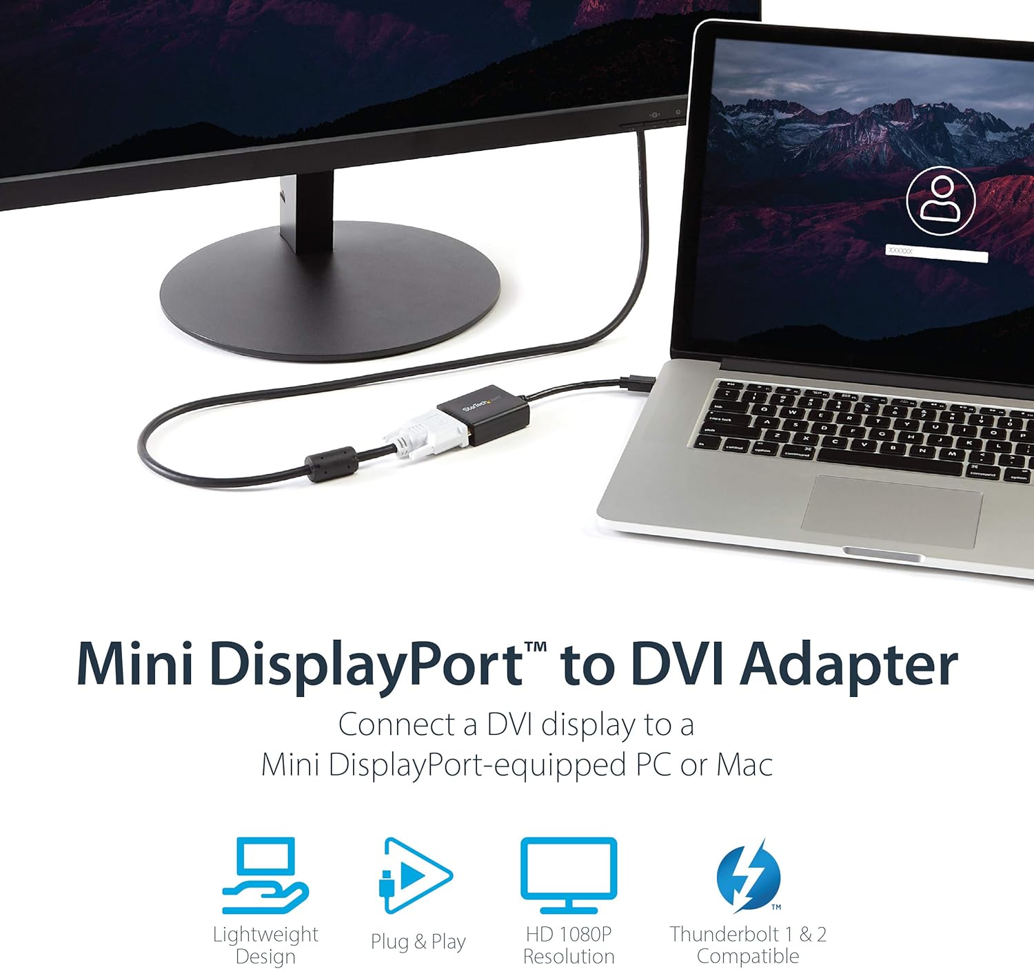 StarTech.com Mini DisplayPort to DVI Adapter Cable