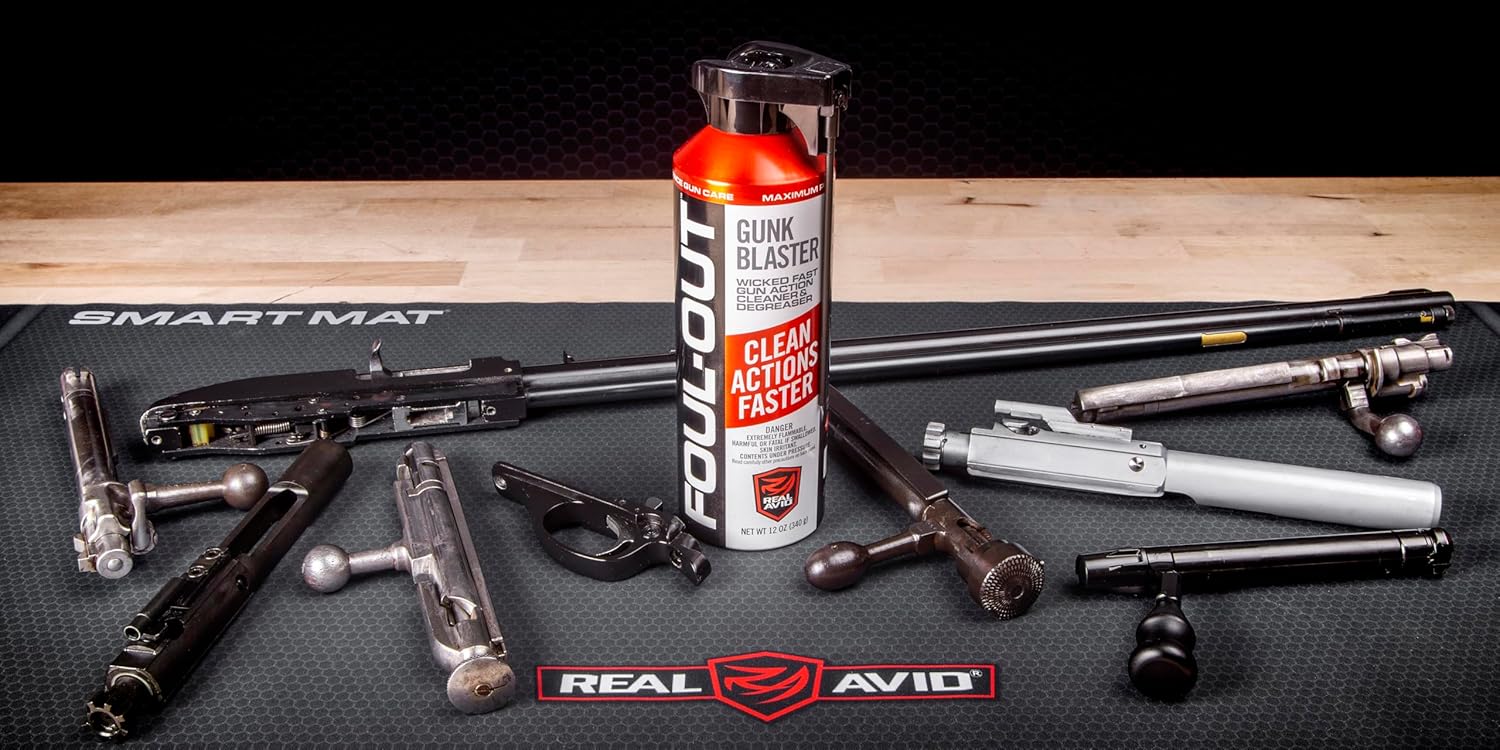 Real Avid Foul-Out Gunk Blaster - 12 Ounce Gun Cleaner Spray for Gun Maintenance