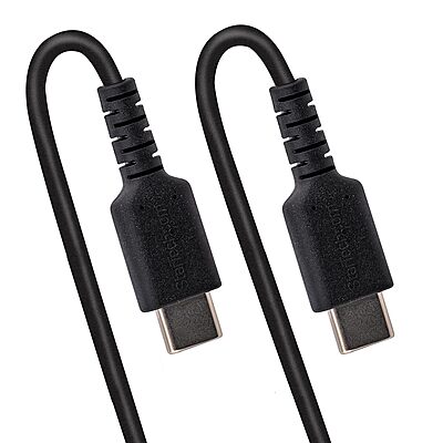 StarTech.com USB-C to USB-C Cable — Aramid Fiber, TPE Jacket, USB 2.0, 60W