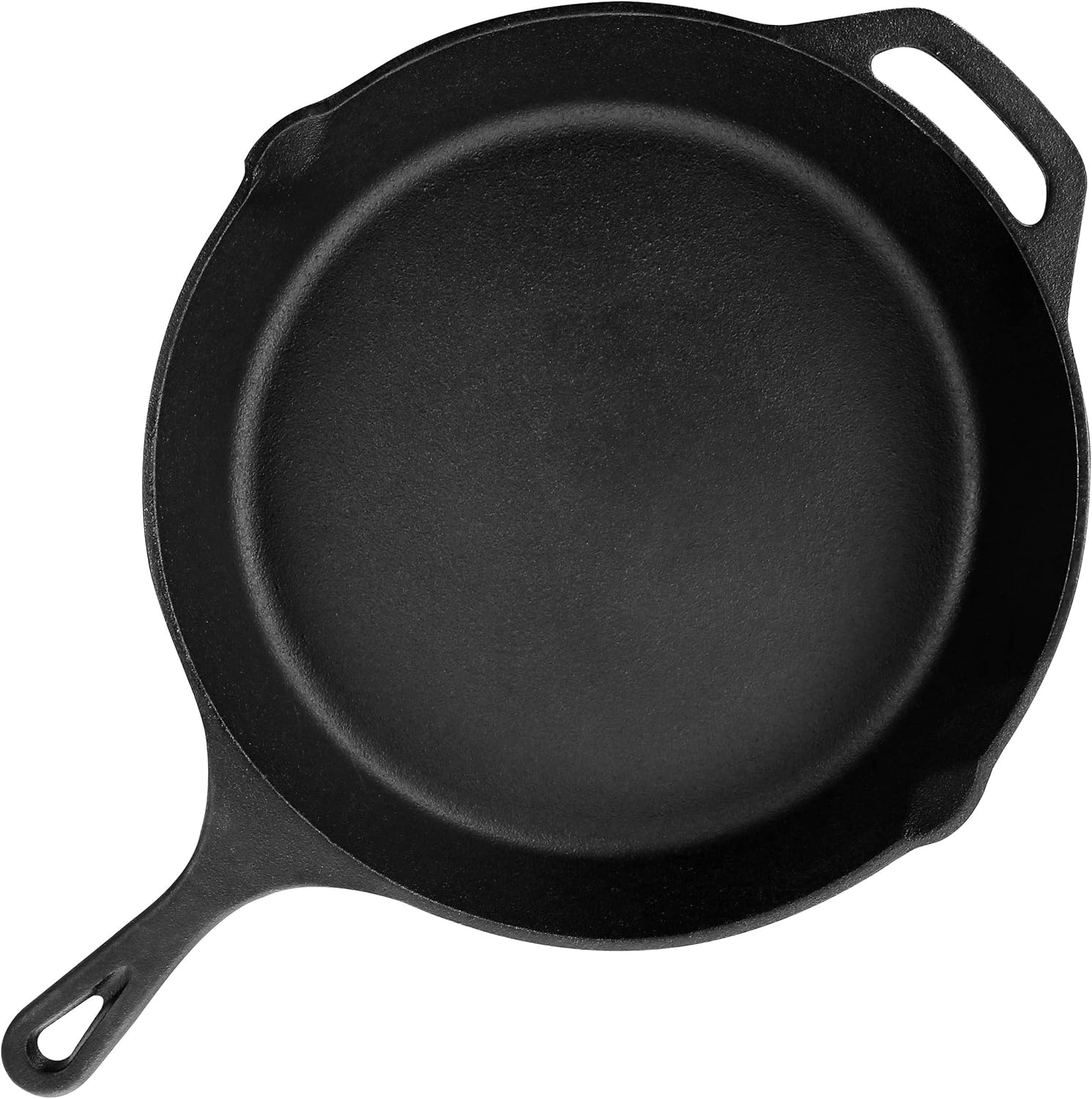 MegaChef Pre-Seasoned Round Cast Iron Frying Pan