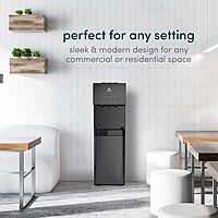 Avalon A3BLK Self Cleaning Bottom Loading Water Cooler Dispenser, 3 Temperature-UL/Energy Star Approved-Black Stainless