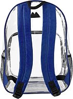 Summit Ridge Waterproof Clear Backpack with Water Bottle Holder - Stadium Approved Heavy-Duty Clear Backpack