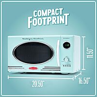 Nostalgia Retro Countertop Microwave Oven