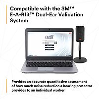 3M E-A-R UltraFit Earplugs 340-4007, Metal Detectable, Corded, Poly Bag, 400 Pair/Case