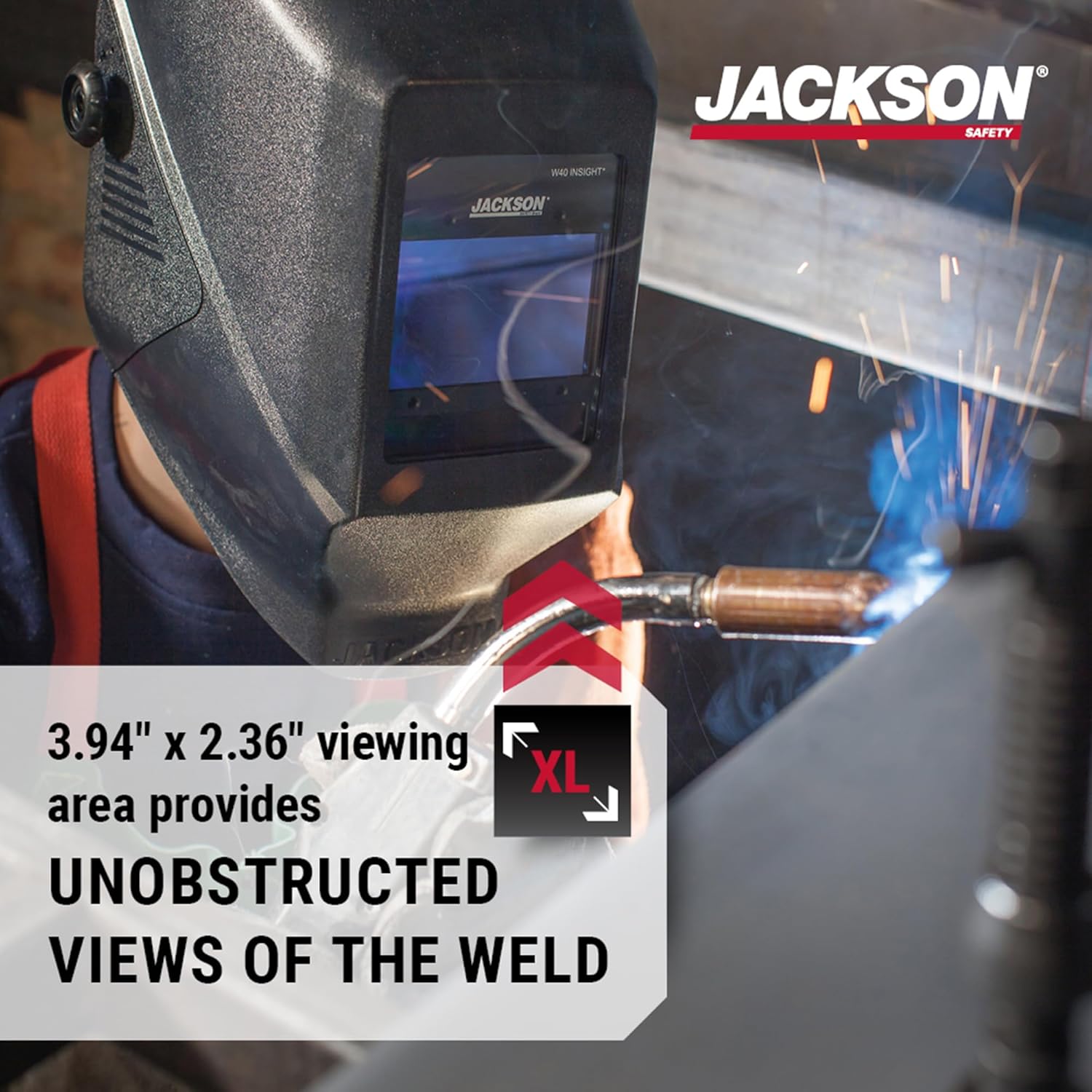 Jackson Safety Insight ADF Ultra-Lightweight Auto-Darkening Welding Helmet