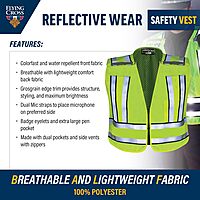 FLYING CROSS Pro Series Hi-Vis Reflective Safety Vest