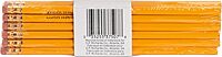 Business Source Unsharpened Woodcase No. 2 Pencils - Pack of 12 (37507), Yellow